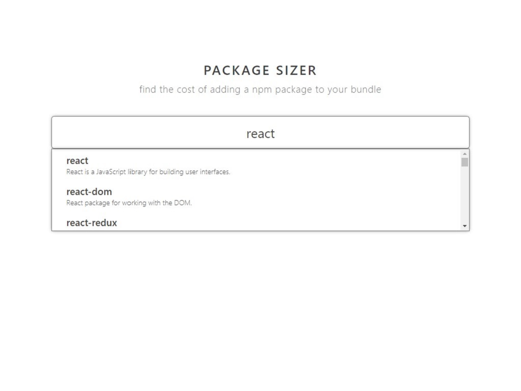 Package Sizer