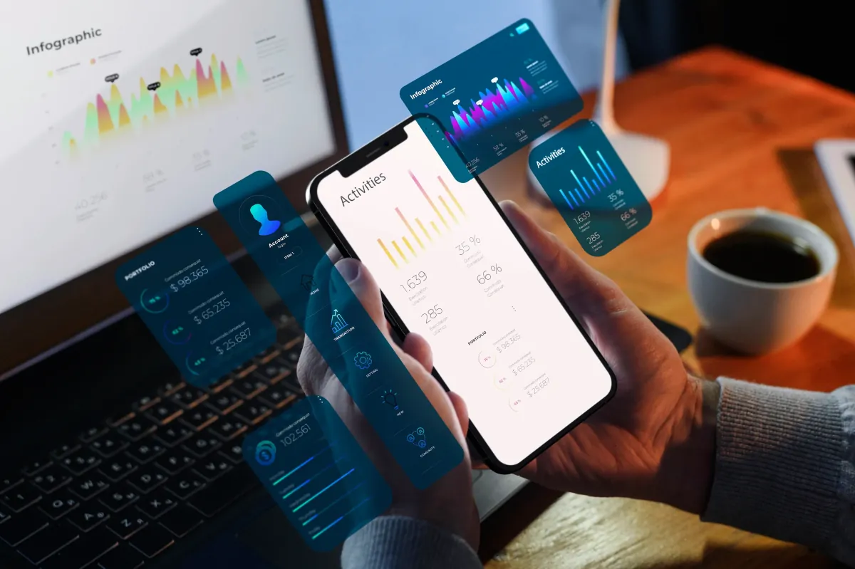 App development: React Native command center interface